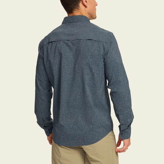 Matagorda Longsleeve - Lotsa Dots : Dark Slate