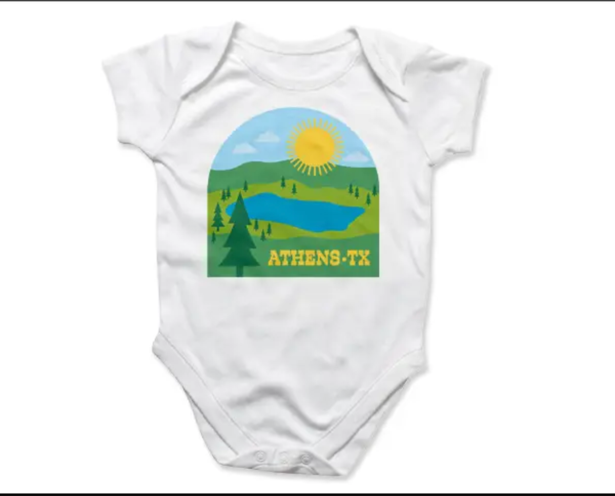 Athens Lake View Onesie