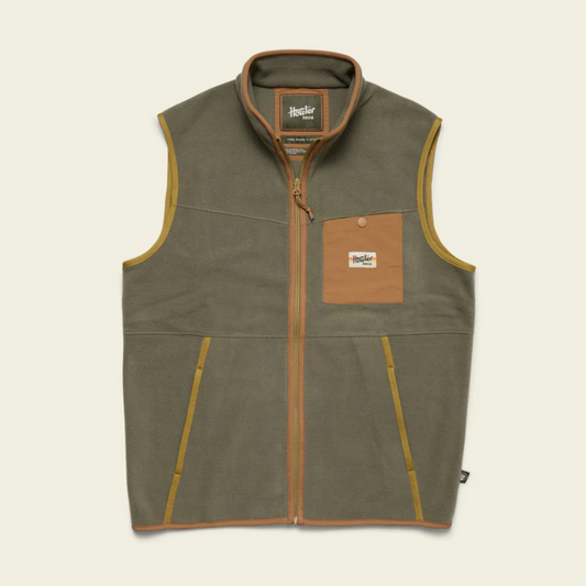 Free Range Fleece Vest - Oregano