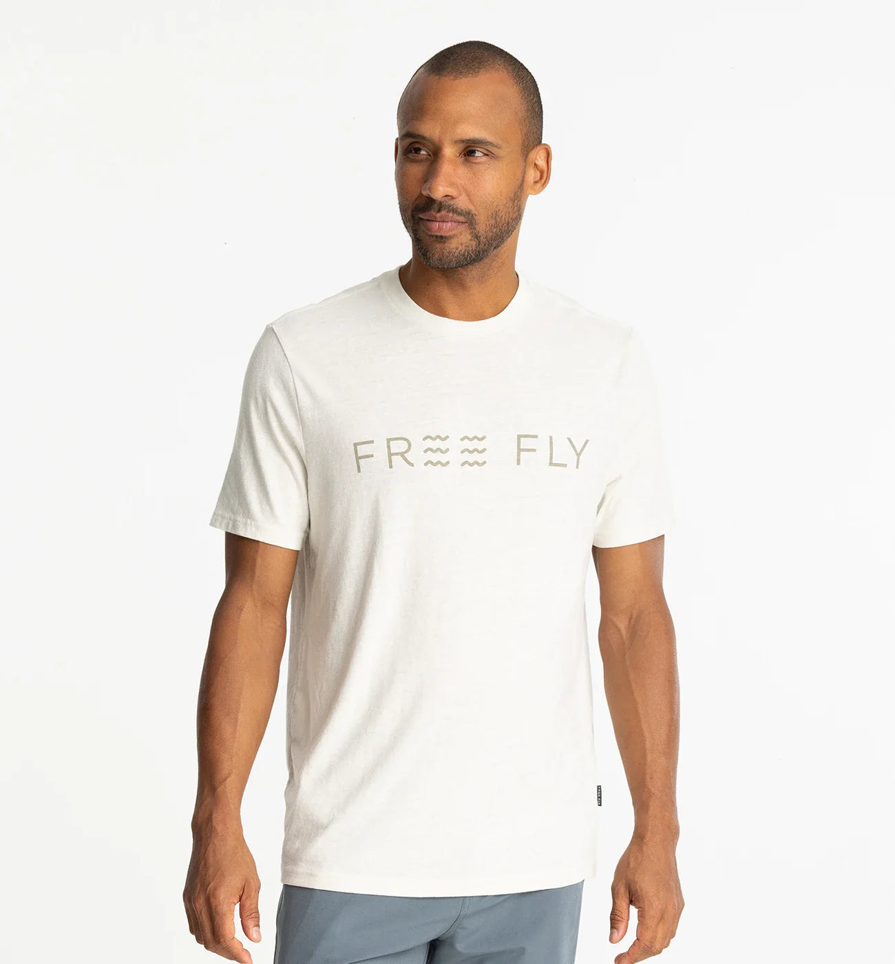 Free Fly Apparel Straightaway Tee Heather Birch