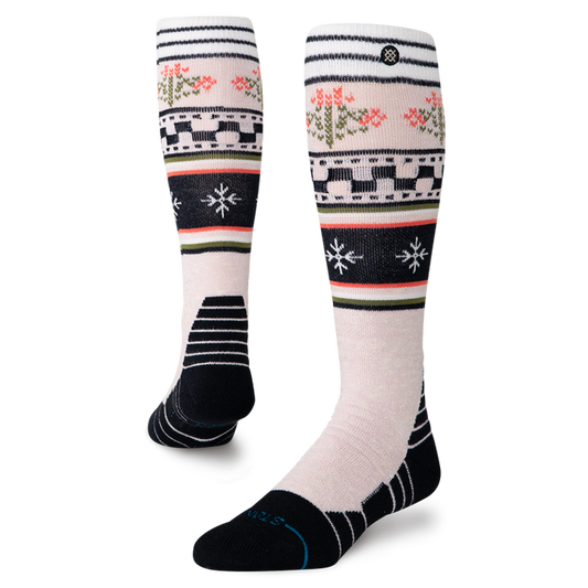 Winter Bloom Crew Socks