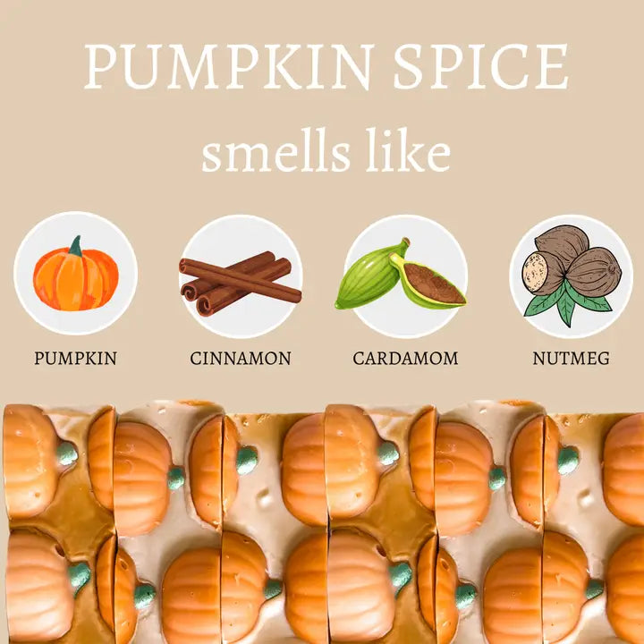 Pumpkin Spice Halloween Handmade Bar Soap