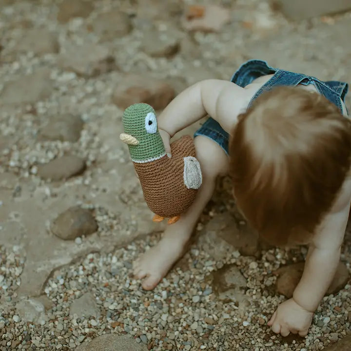 Plush Mallard Duck Kids Toy
