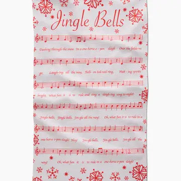 Christmas Geometry Tea Towel