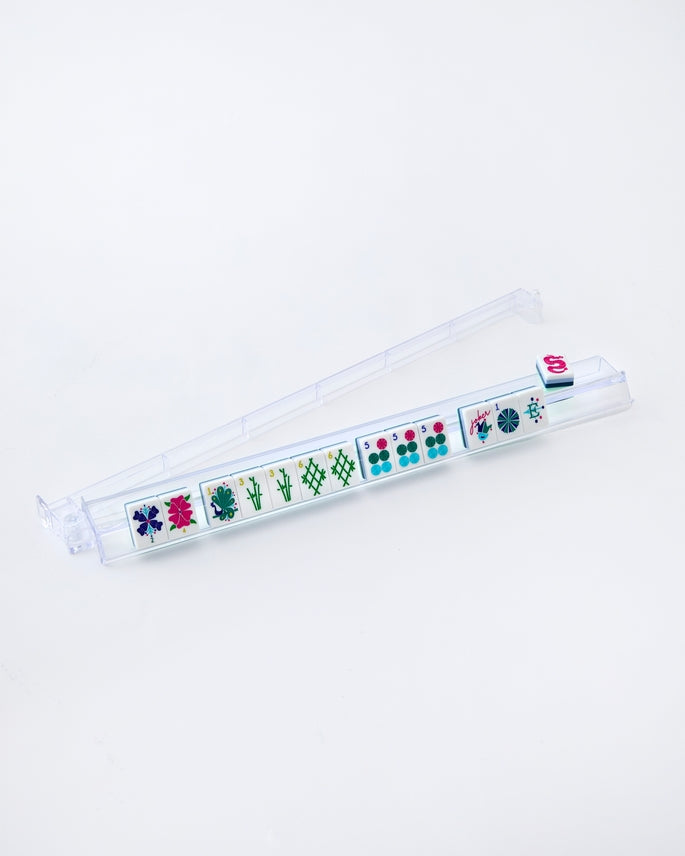 Mahjong Acrylic Rack & Pushers Set