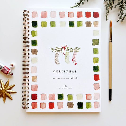 Christmas Watercolor Workbooks