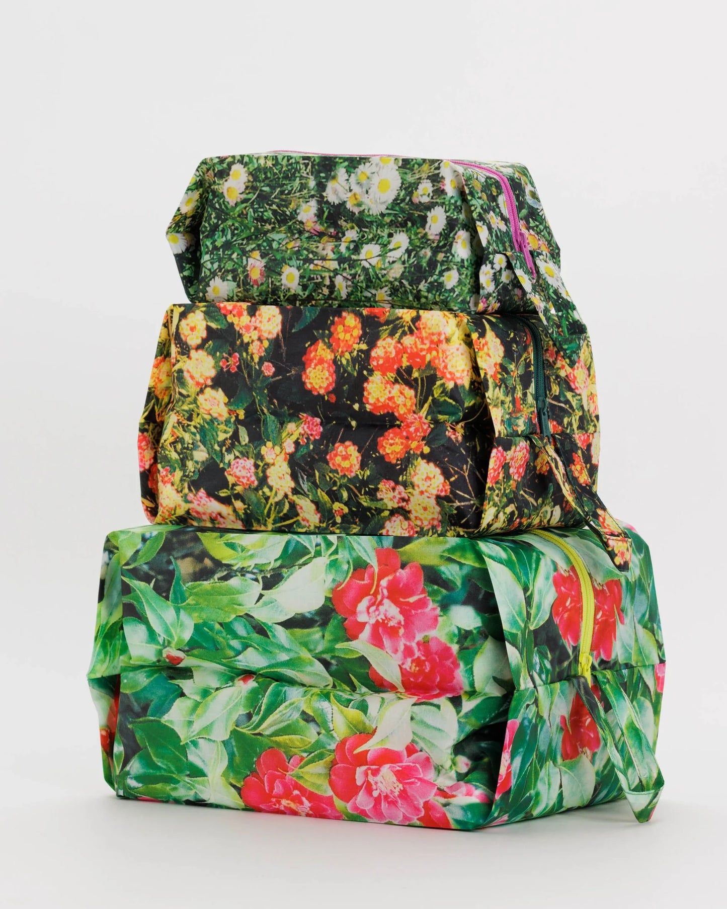 Baggu Photo Florals 3D Zip Set