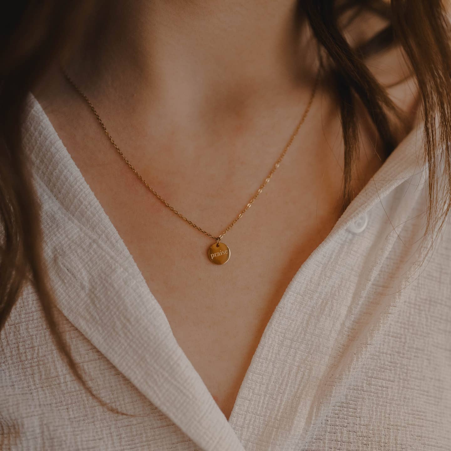 Praise Pendant Necklace