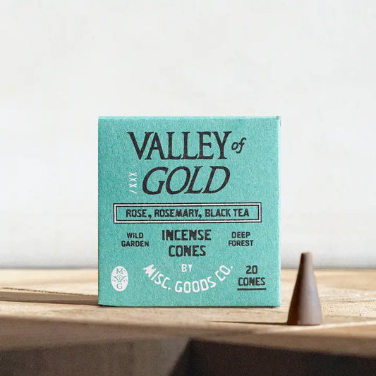 Incense Cones- Valley of Gold
