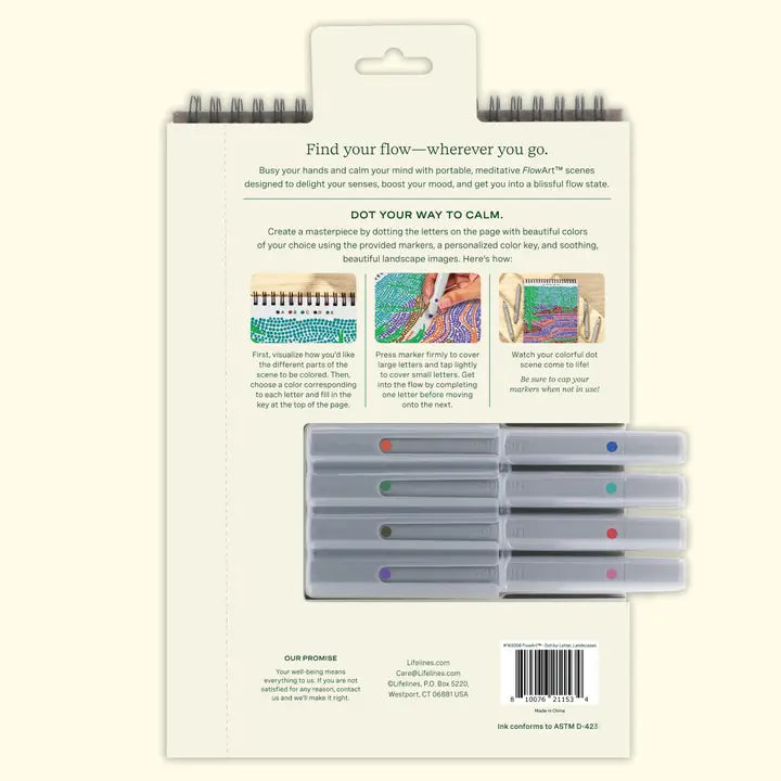 Flowart - Dot By Letter - Landscapes