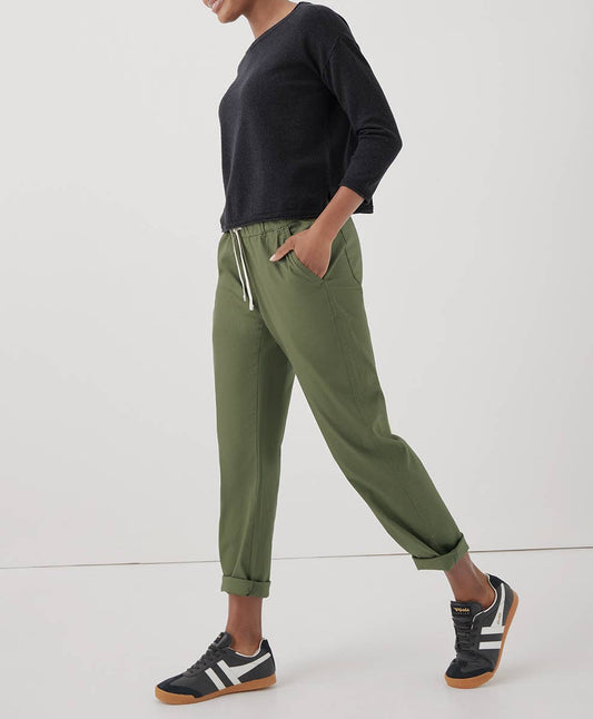Pact Brand Daily Twill Pant in Olivine
