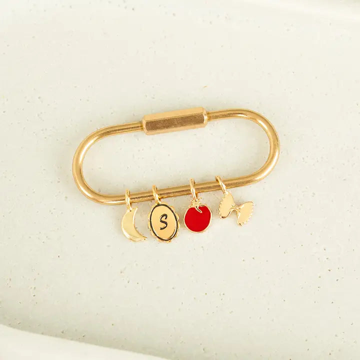 Charm Garden Add-A Charm(S) Keyring - Gold