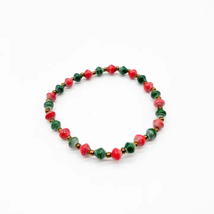 Christmas Holiday Stretchy Bracelet