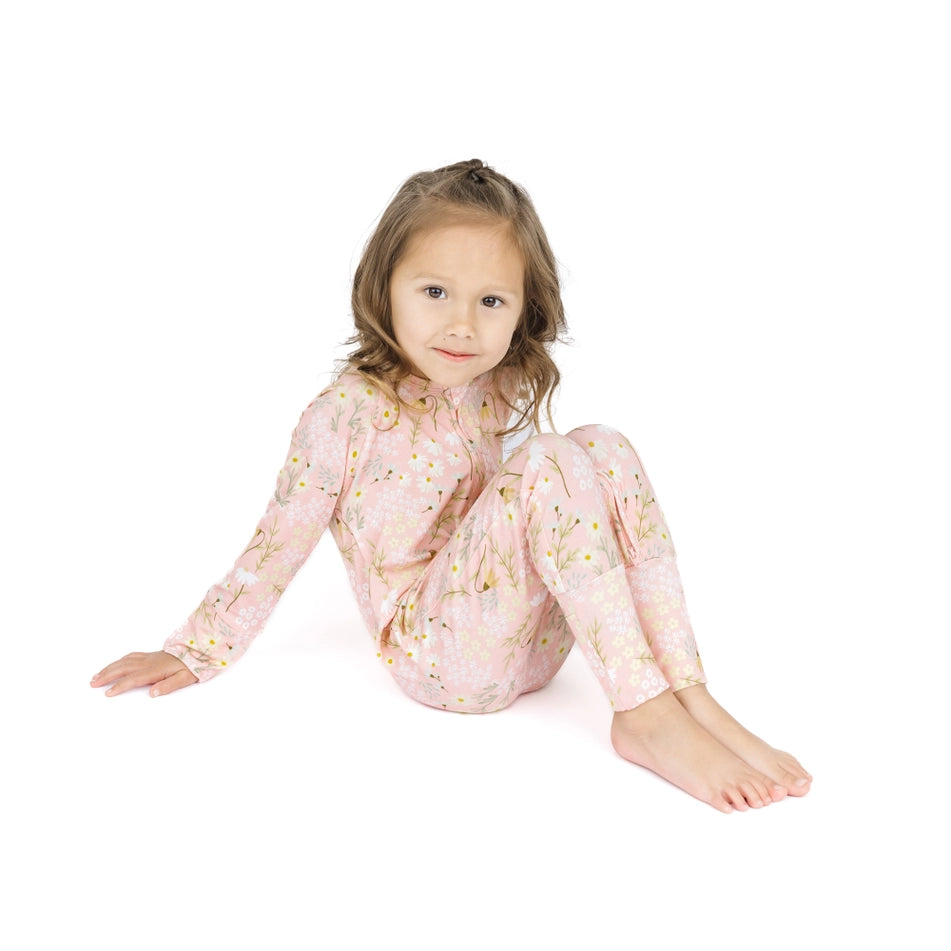 Spring Meadow Bamboo Baby Pajamas