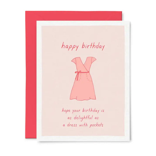 Dress with Pockets Birthday Card