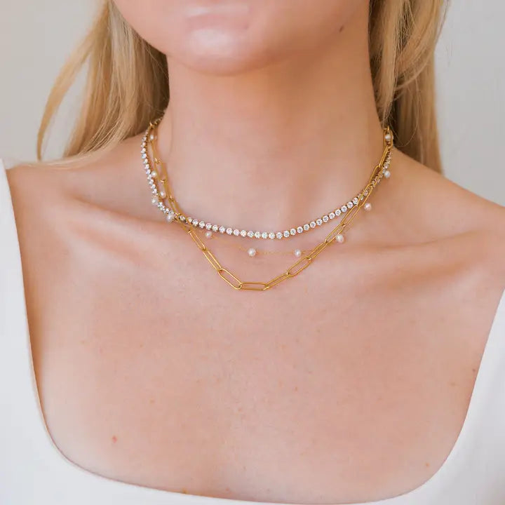 Sasha Gold Chain Necklace- Waterproof