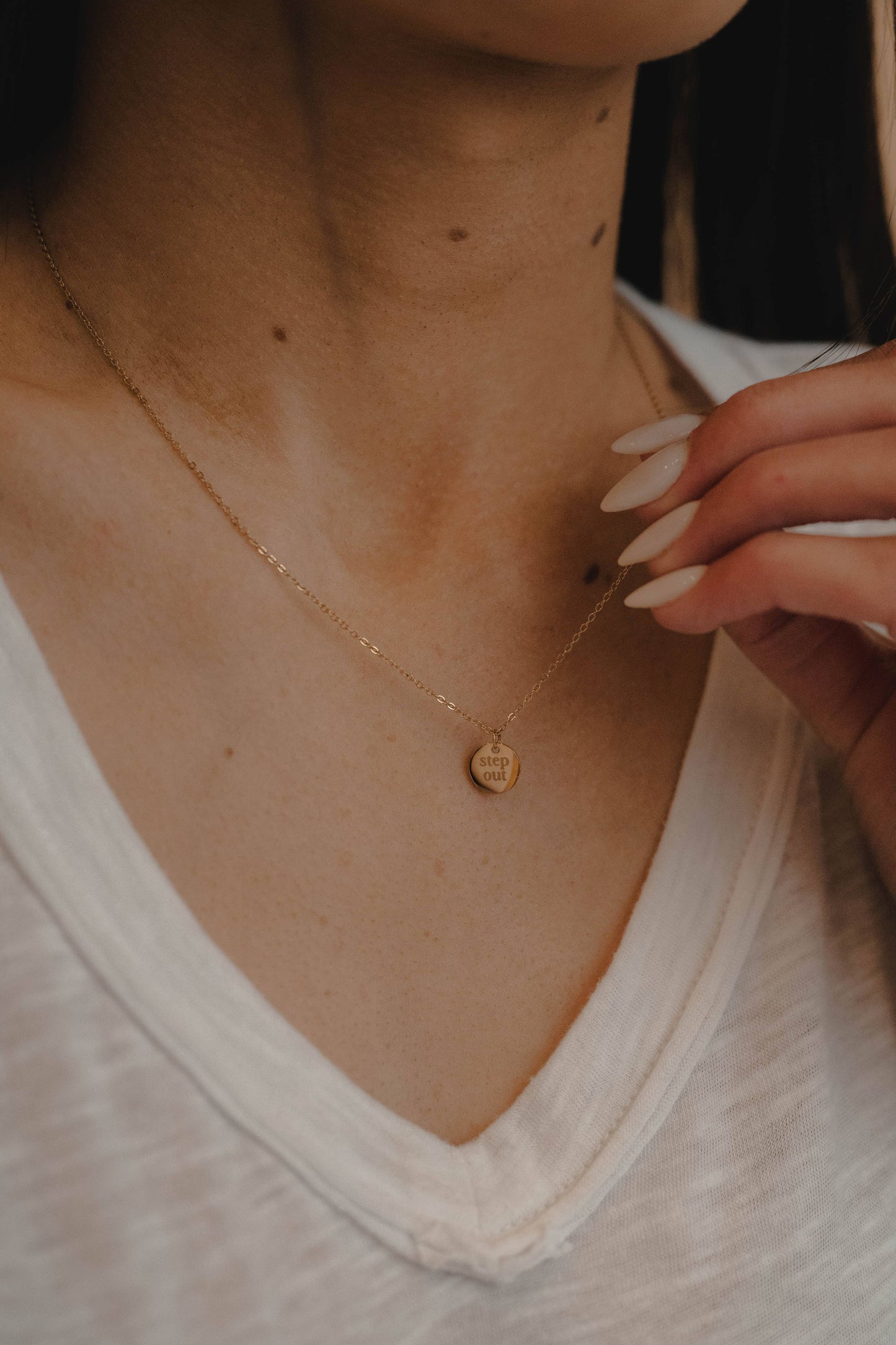 Step Out Disc Necklace | Christian Jewelry