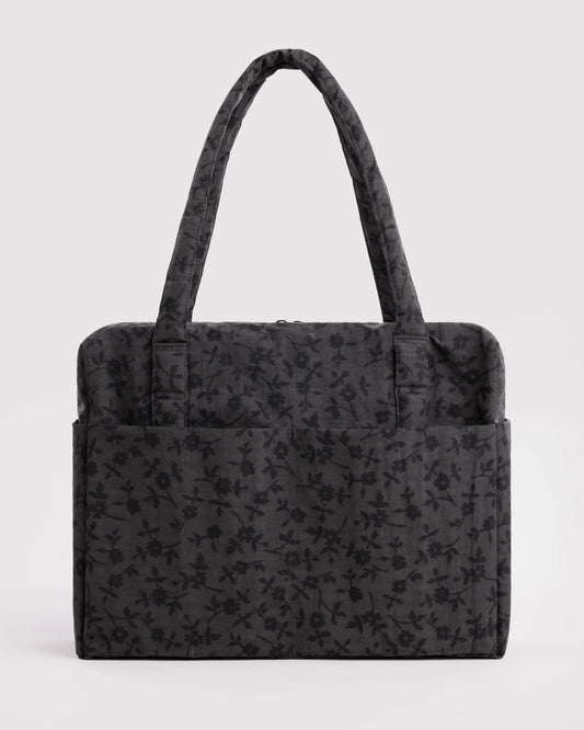 Cloud Carry-On - Charcoal Ditsy Floral