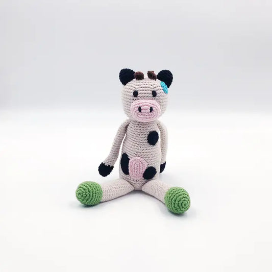 Plush Farm Animal - Cuddly Cow
