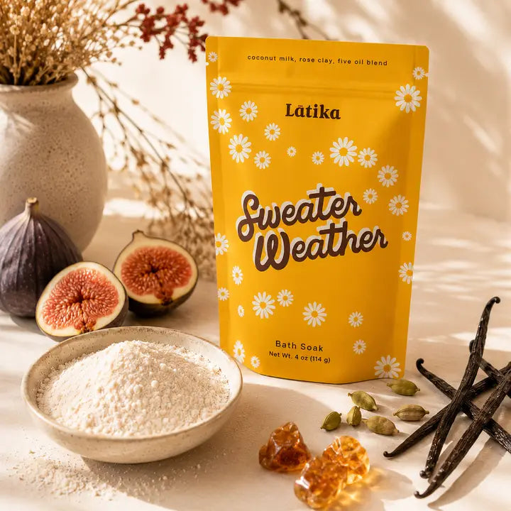 Fall Bath Salt - Fig & Amber | Sweater Weather