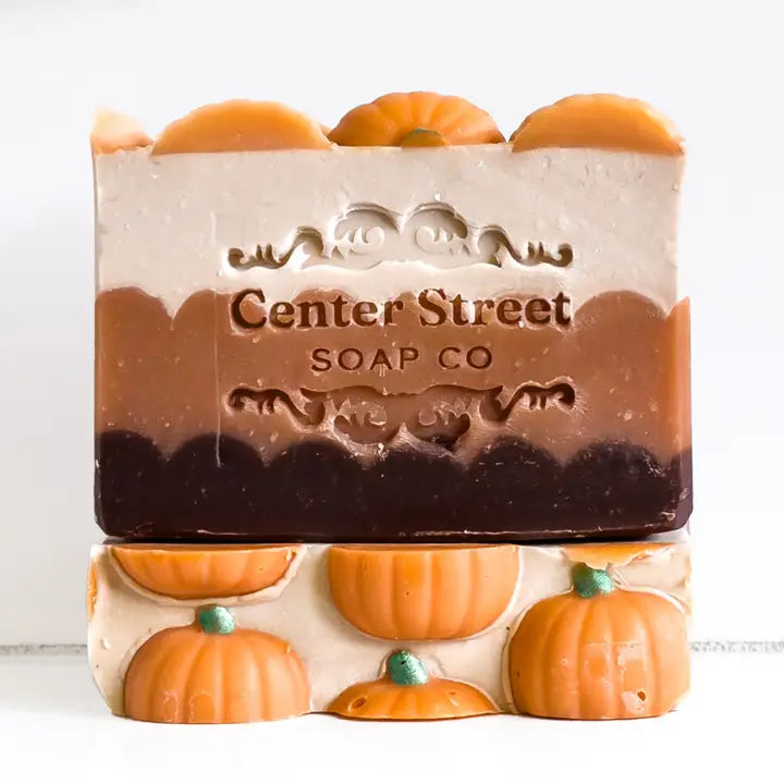Pumpkin Spice Halloween Handmade Bar Soap