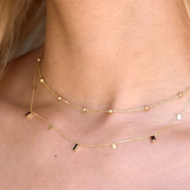 Ashley Gold Ball Choker