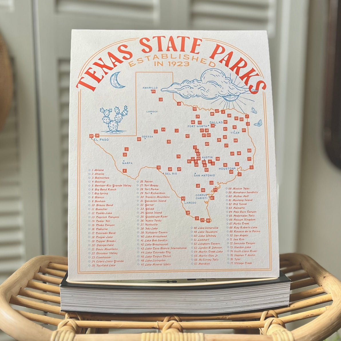 Texas State Park Map