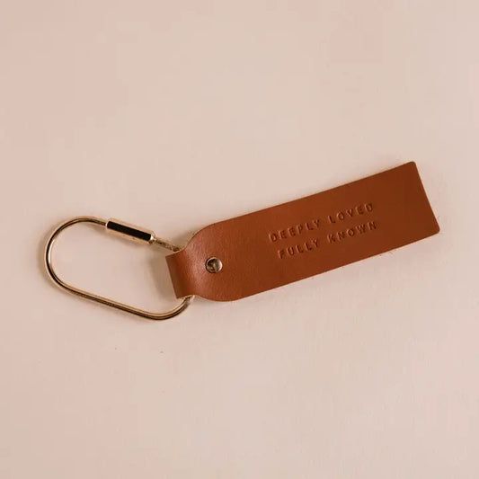 Deeply Loved Camel Key Fob
