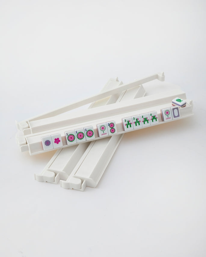 Mahjong Acrylic Rack & Pushers Set