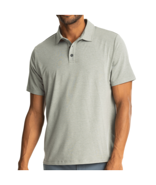 Free Fly Bamboo Flex Polo II Heather Agave Green
