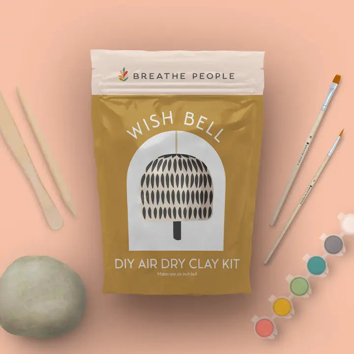 DIY Air Dry Clay Kit- Wish Bell