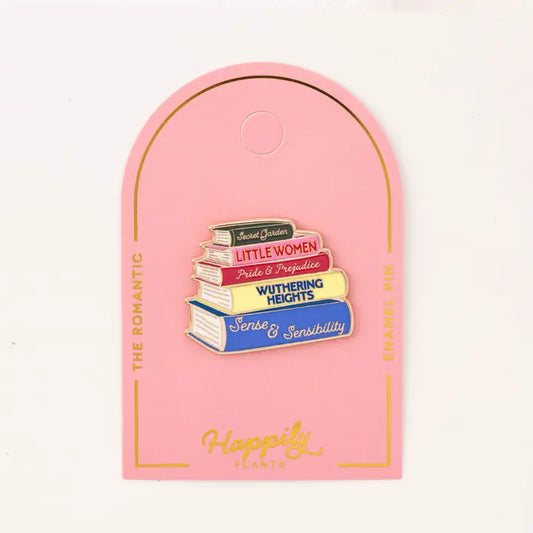 Classic Book Lovers Book Pin