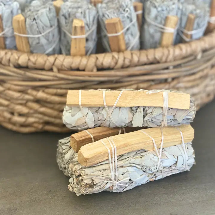 White Sage Smudge Sticks with Palo Santo