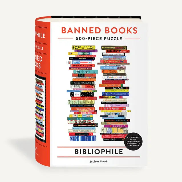 Bibliophile Banned Books 500-Piece Puzzle