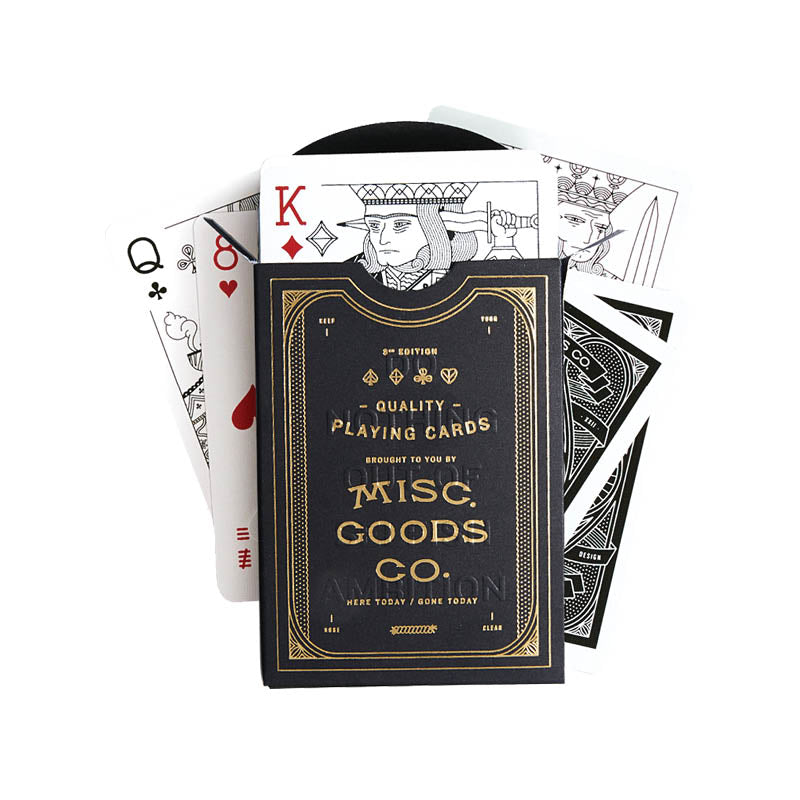 Handcrafted Playing Cards with Leather Case