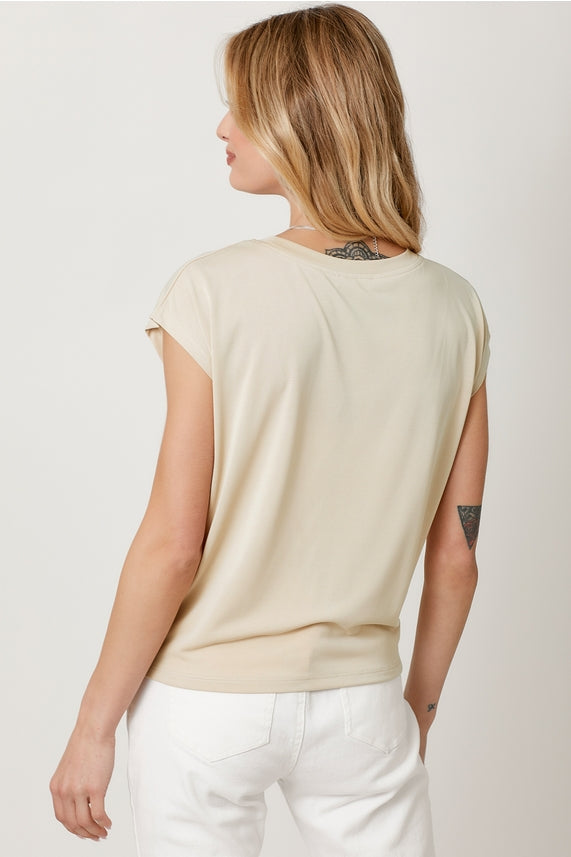 Ruched Front Modal Top
