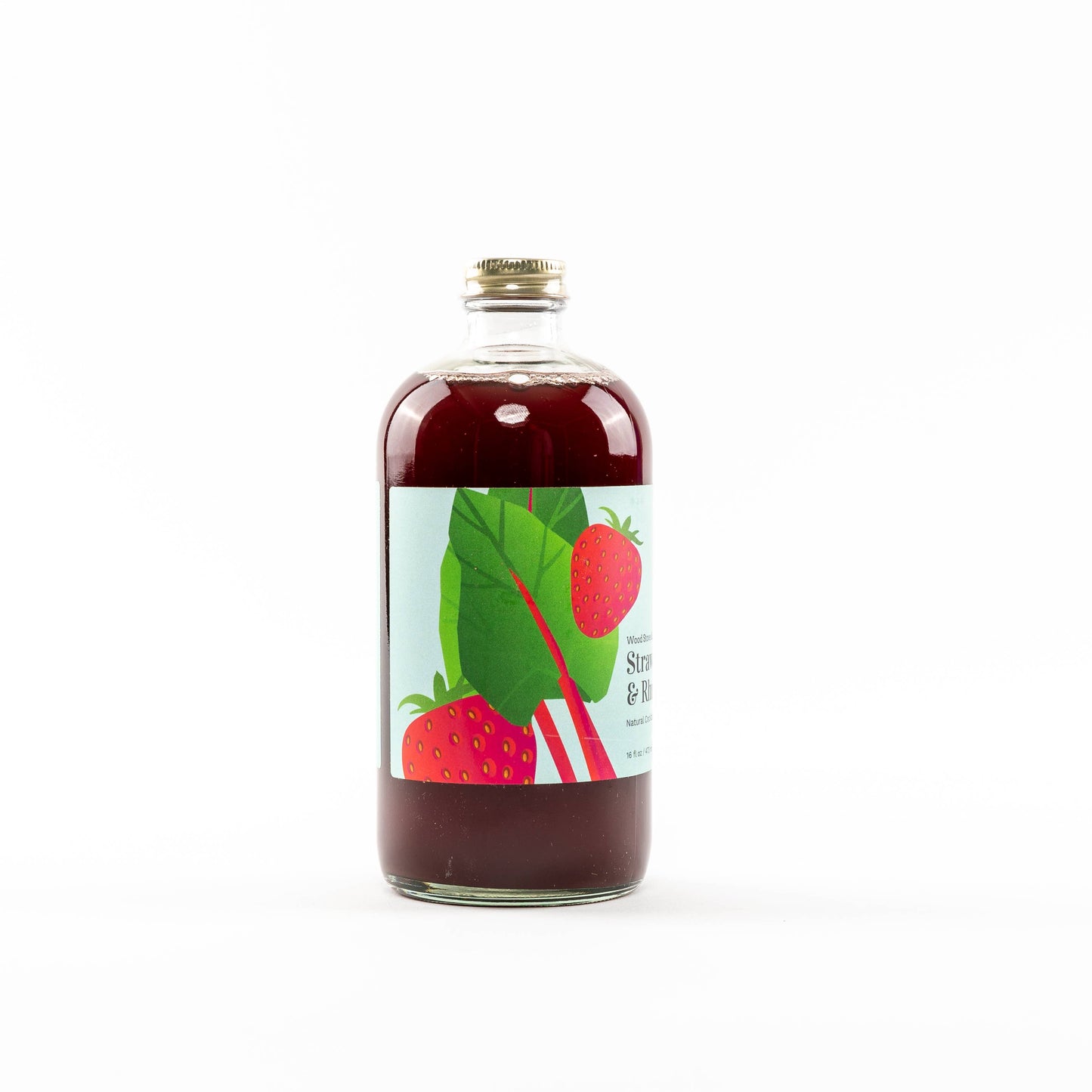 Strawberry-Rhubarb Cocktail Mixer and Mocktail Mixer, 16 fl oz