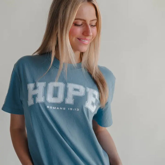 Hope Tee- Ice Blue