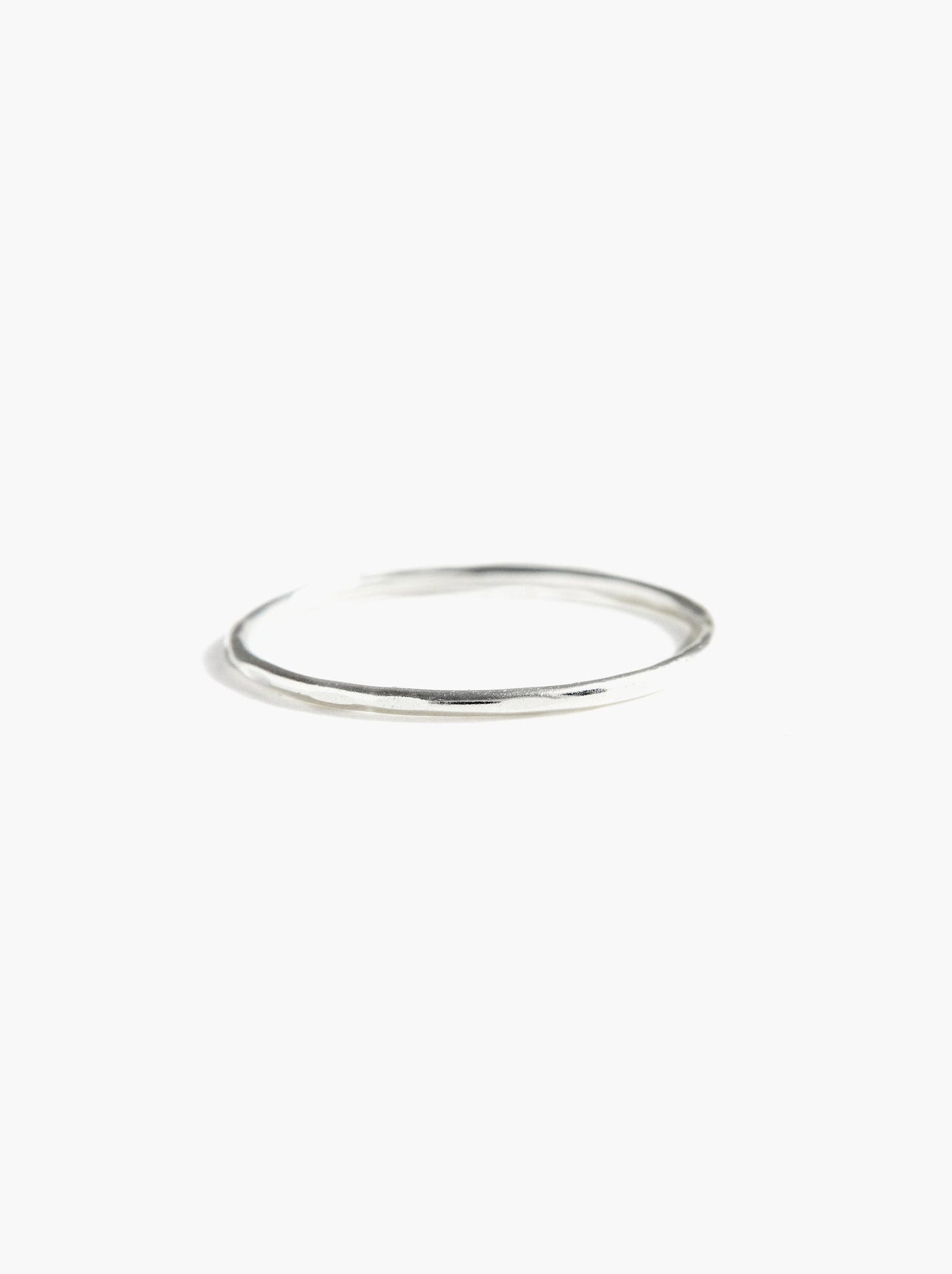 ABLE Hammered Stacking Thin Ring