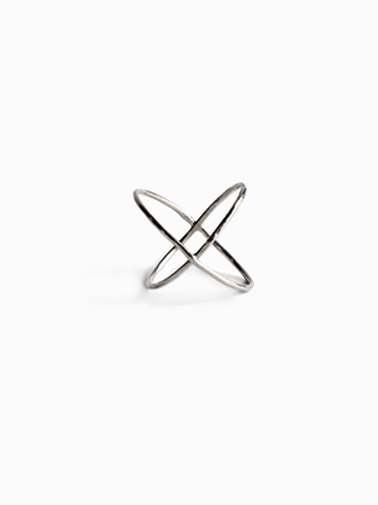 Rhombus Ring in Sterling Silver and CZ Stones – Meraki Lifestyle Store